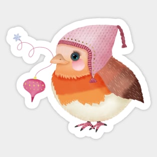 Christmas robin Sticker